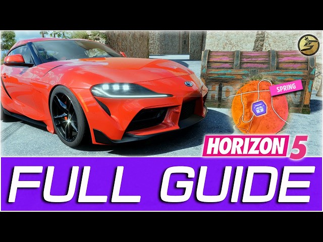 Forza Horizon 5 TREASURE HUNT SUPRAMAN FH5 Treasure Hunt Chest Spring Festival Playlist