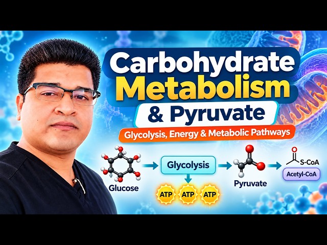 Carbohydrate Metabolism & Pyruvate | Glycolysis, Energy & Metabolic Pathways