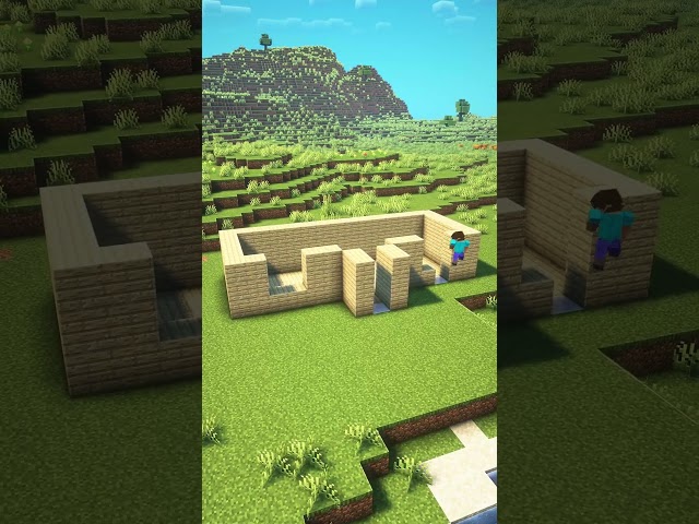 Minecraft Suburban House Tutorial  #minecraft