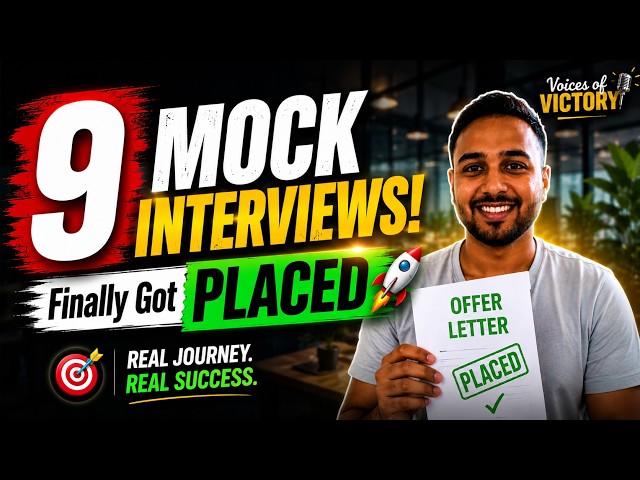 Voices Of Victory: Scared of Mock Interviews? This Student's Journey Will Change Your Mind! #success