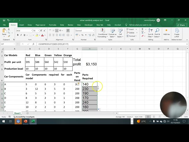 Using solver in excel #cfm #excel #computerised finacial modeling