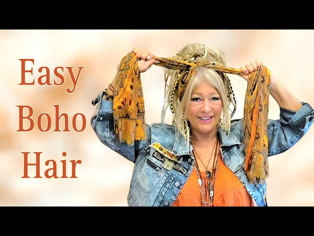 Tutorial de peinado boho: cómo usar rastas falsas, postizos y pañuelos