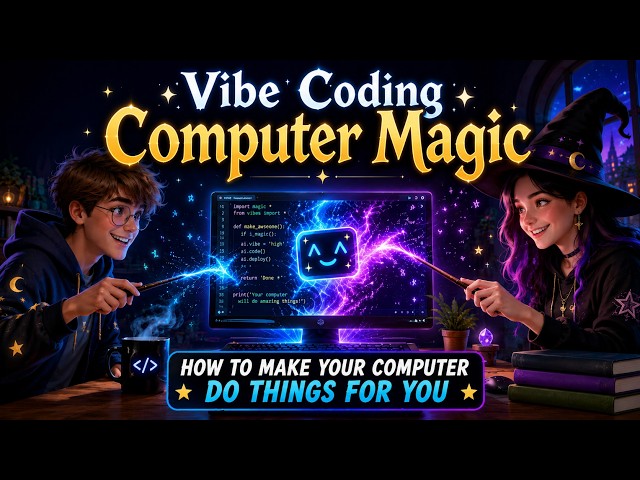 Vibe Coding Computer Magic - how to make your computer do things for you