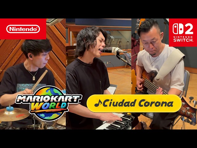 Mario Kart World – Ciudad Corona (en el estudio de grabación) – Nintendo Music