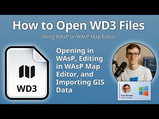 How to Open WD3 Files (WAsP Map)