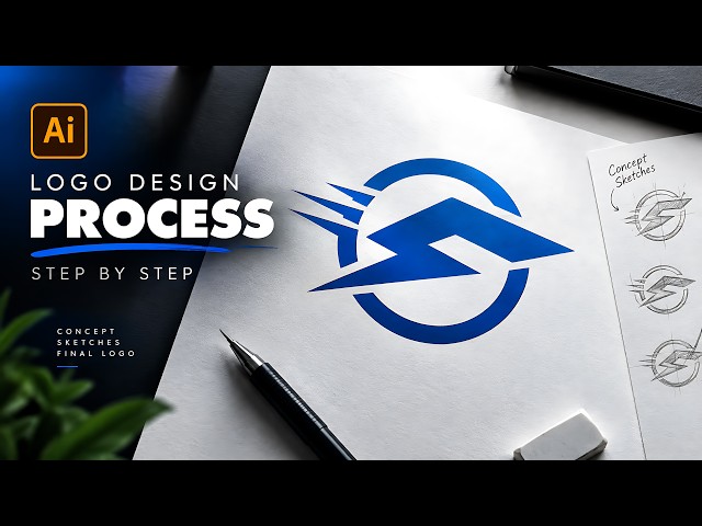 Building a Bold Geometric Logo from Scratch | Adobe Illustrator