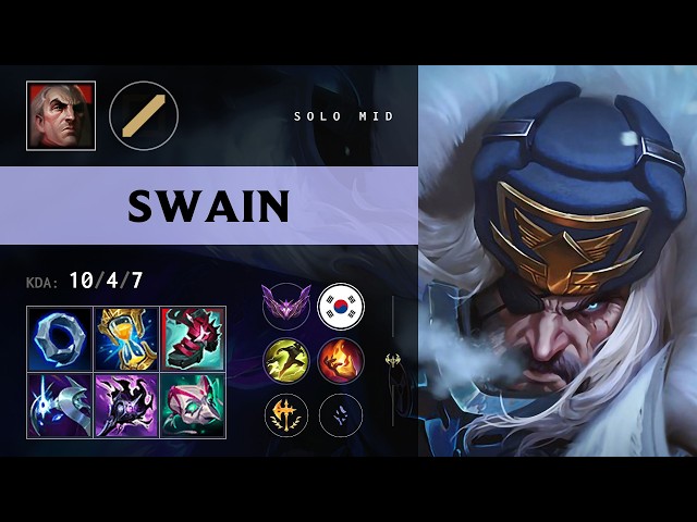 Swain Mid vs Locke - KR Master Patch 26.17