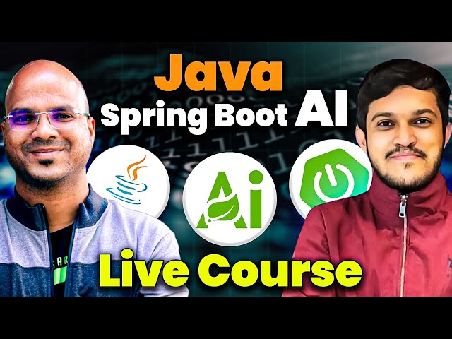 Java Spring Boot AI Live Course