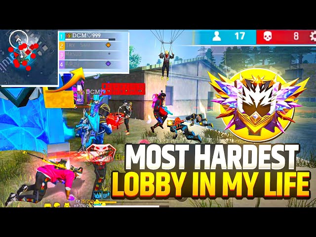 Most Hardest Lobby In My Life 🤯| How To Rank Push In Hard Lobby 💪