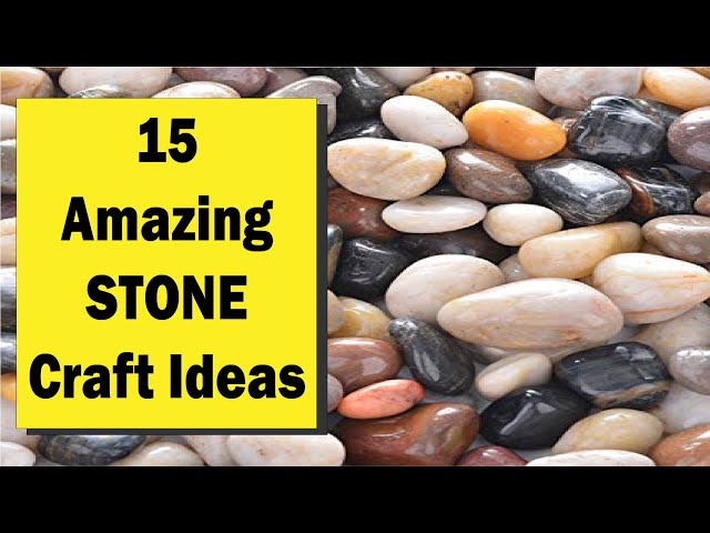 15 Amazing STONE Craft Ideas | Rocks, Pebbles & Stones Craft Ideas | @CraftStack