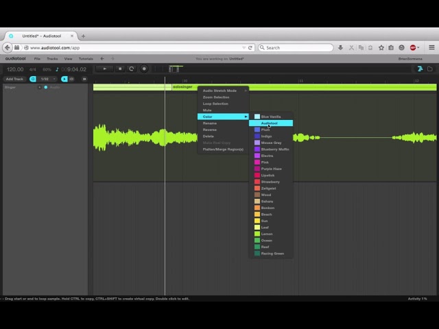 Audiotool - Working with Audio Clips and Loops