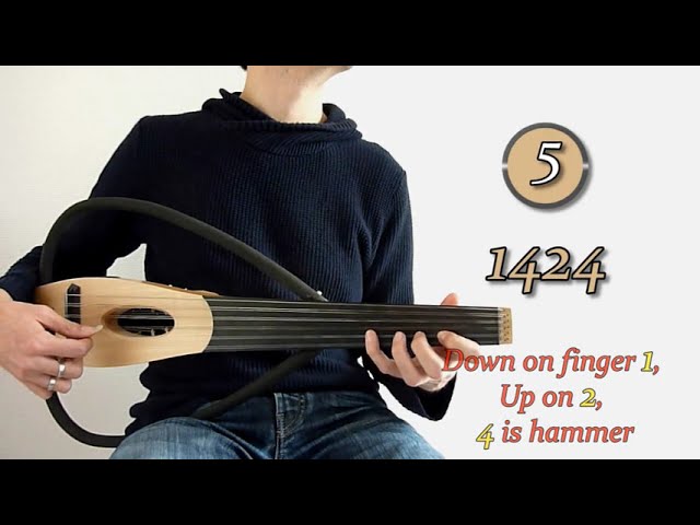 Oud lesson - Warm up exercices - level easy / تمارين سهلة العود عود عربي