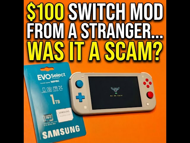 Trying out $100 switch modding service