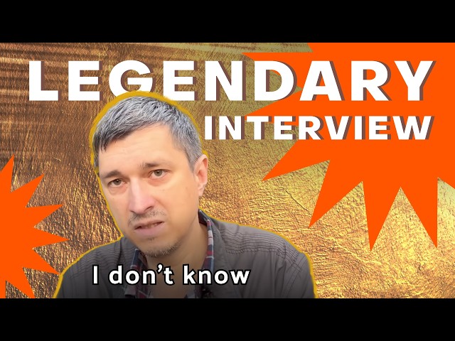 Our most legendary street interview