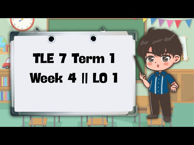TLE 7 Term 1 Week 4 || LO 1. How to insert page break -- Tutorial