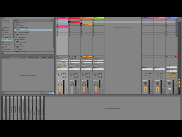 harsh cut up noise in ableton live with granulator ii