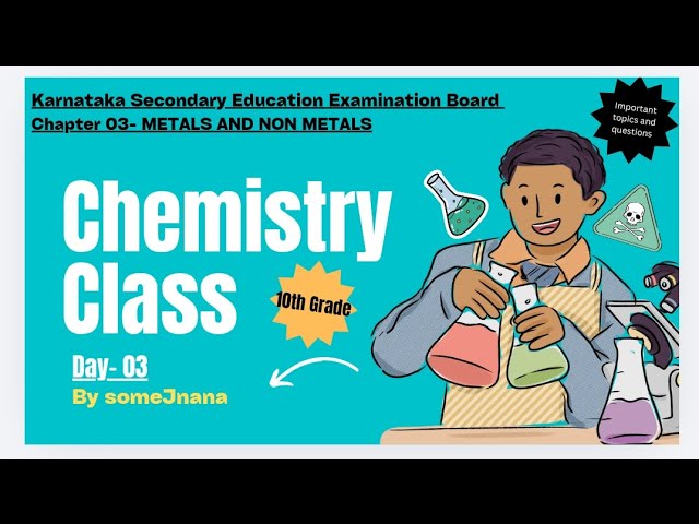 KSEEB Class 10th Chemistry Chapter-03 Important Topics and Questions Day-03 #chemistry #science #10