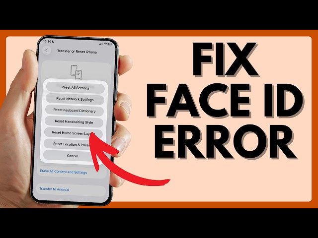 Fix Face ID Is Disabled Error in under 5 Minutes