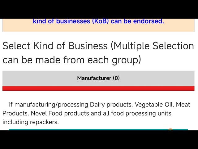 FSSAI Manufacturing Licenses Explained: Domestic and 100% Export Units & Export - manufacturer guide