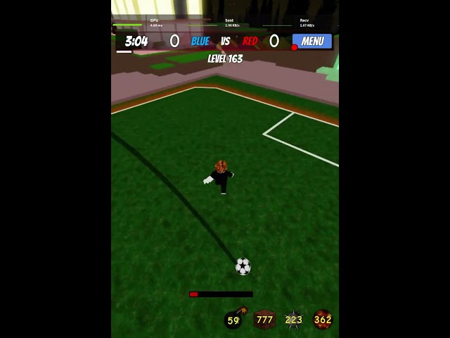 zz + air dribble + shot mid air #roblox #tpsstreetsoccer