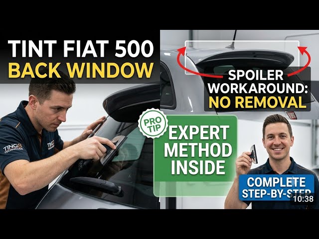 Did you know how to TINT back window with spoiler?  