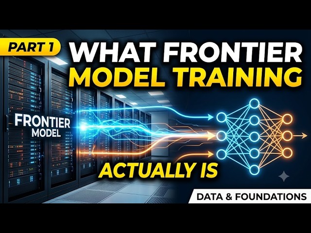 Making your own Ai: Part 1: What Frontier Model Training Actually Is