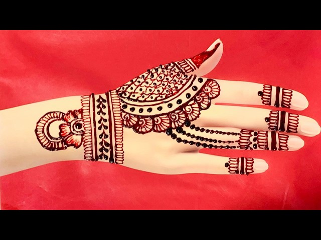 Cute new mehndi design back hand | simple mehndi design | mehndi ka design | mehandi | #mehndi