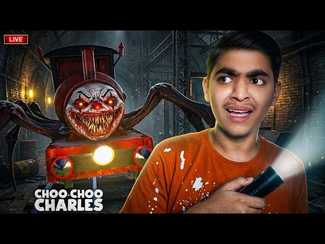 🚂 CHOO CHOO CHARLES IS HUNTING ME 😨 | HORROR GAME LIVE STREAM 🔥