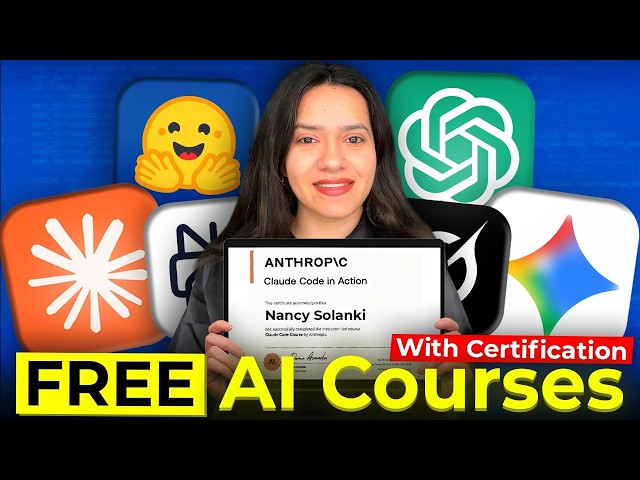 Free Job Ready AI Courses with Certificate + Projects 2026 | For Beginners