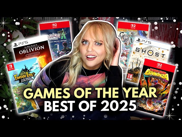 TOP 10 GAMES OF THE YEAR 2025! - Best games played on Steam Deck, Nintendo Switch 2 and PS5.🎄