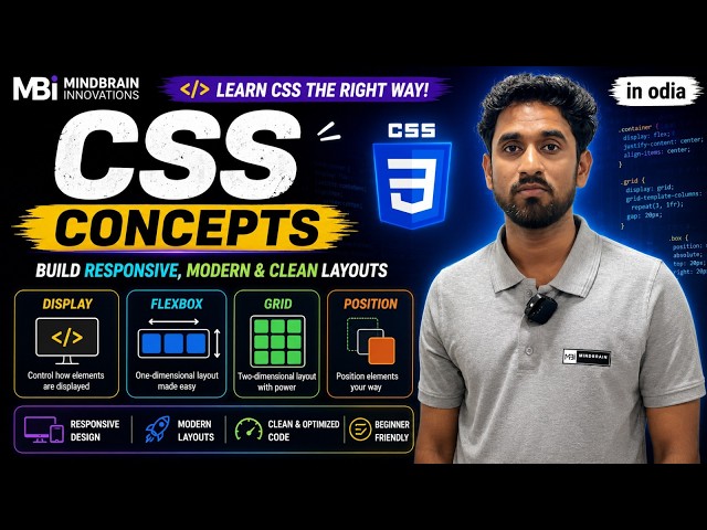 🔥 CSS Concepts Explained in Odia | Complete CSS Basics | MERN Stack Development | Subhrajit Sir