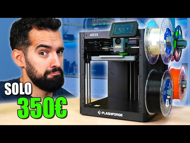 I Tried the Cheapest Multicolor 3D Printer Ever | Flashforge AD5X