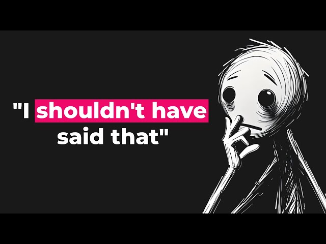 if you always regret your actions, just watch this