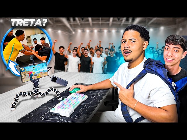 PEGOU FOGO! JOGUEI UM PRESENCIAL DE FREE FIRE NA ESCOLA NO MOBILADOR!