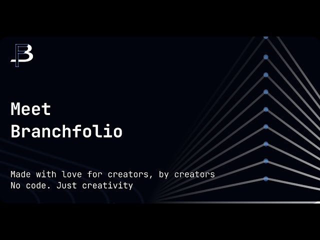 Branchfolio - Professional Portfolio in Minutes | No-Code Builder for Coders