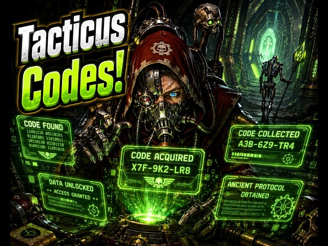 WH40K TACTICUS | 3 CODES  (No Commentary)