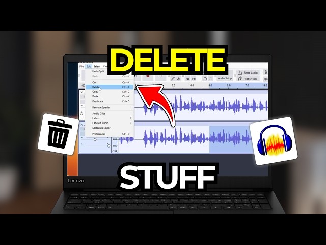 How to Delete Audio From One Track in Audacity | Tutorial 2026