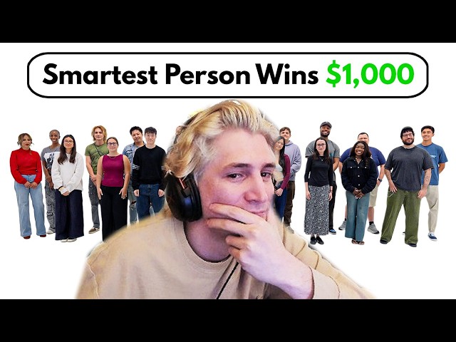 20 People vs General Knowledge Quiz | xQc Reacts