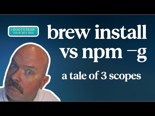Install Node.js the RIGHT Way (Homebrew vs npm -g vs Project)