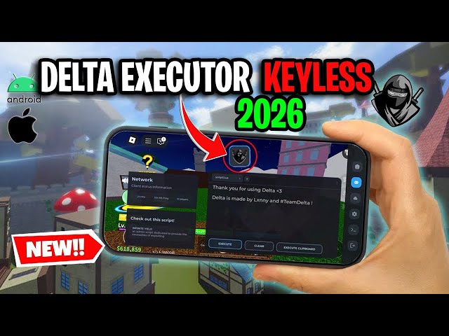 Delta Executor Mobile 😱 Best Roblox Executor for iOS & Android (2026)