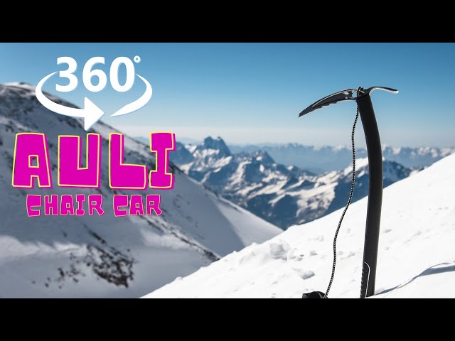 Auli chair car ride | 360 VR video | Unedited 360 Video