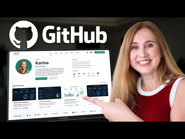 🌐How to build a Data Analyst porfolio website on GitHub in 10 minutes