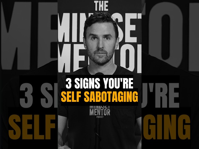 3 Signs You're Self Sabotaging👉 IG:@robdialjr  #mindset #selfdevelopment #personalgrowth #motivation