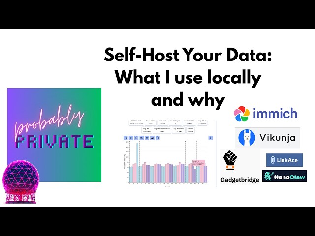 Self-Hosting your Data: What I Self-Host as an AI Privacy Expert