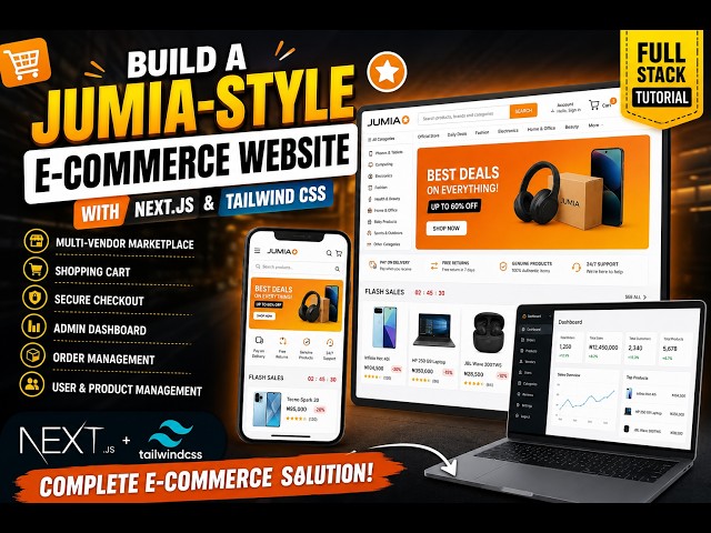 Build a Jumia Clone with Next.js & Tailwind CSS | Full E-Commerce Tutorial