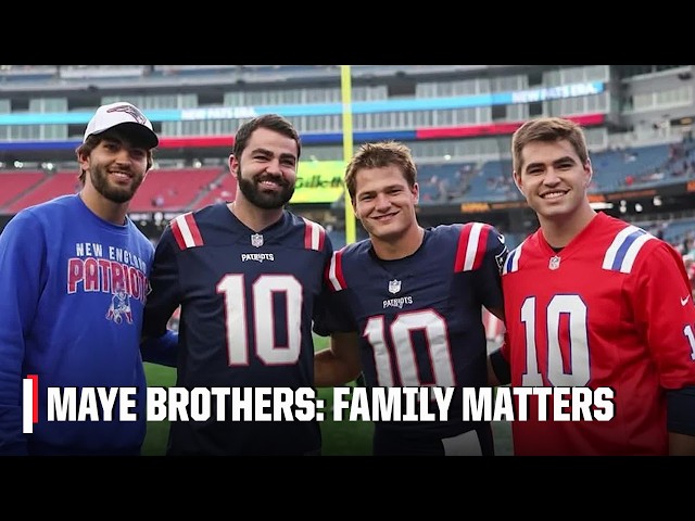 Family Matters: How the competitive fire of Drake Maye's brother shaped the QB | NFL Countdown