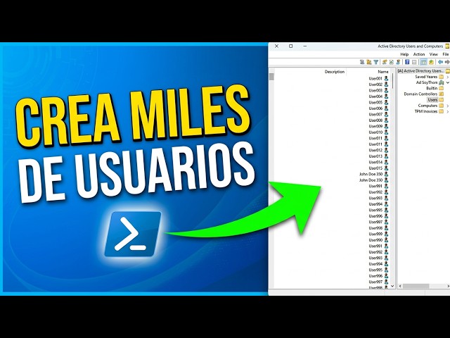 Create THOUSANDS of Active Directory users for your labs