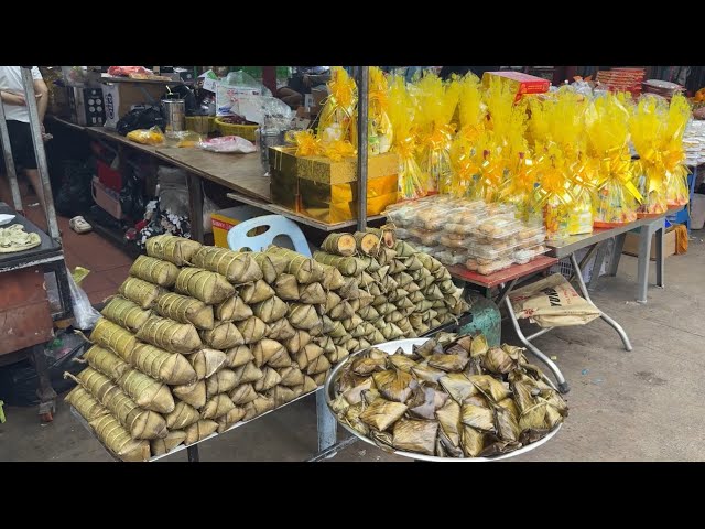 ទិដ្ឋភាពផ្សារមួយថ្ងៃមុនកាន់បិណ្យទី១ / Market Scene One Day Before Ben One 