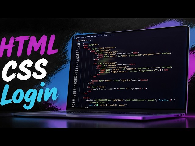 Modern login form Using only HTML _ CSS Transparent Login Form _ With Source Code __webdesign _css
