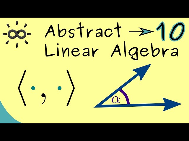 Abstract Linear Algebra 10 | Inner Products